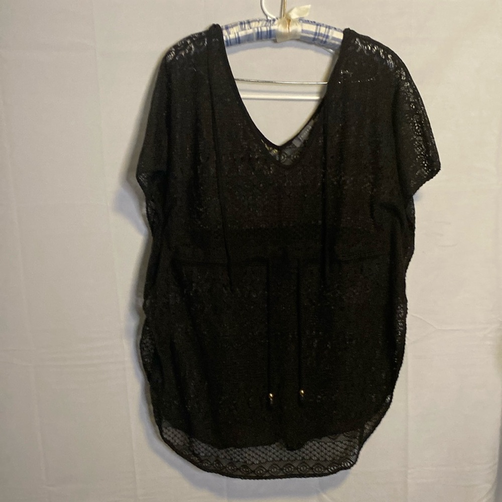 Primark black cover up size medium